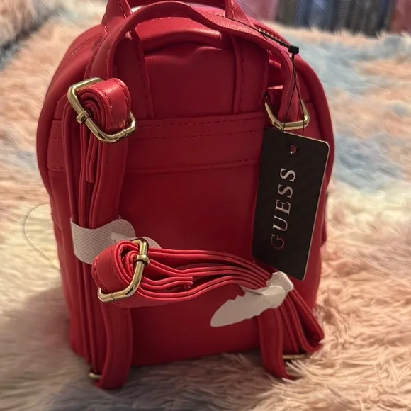GUESS Red Mini Backpack - Picture 3 of 3